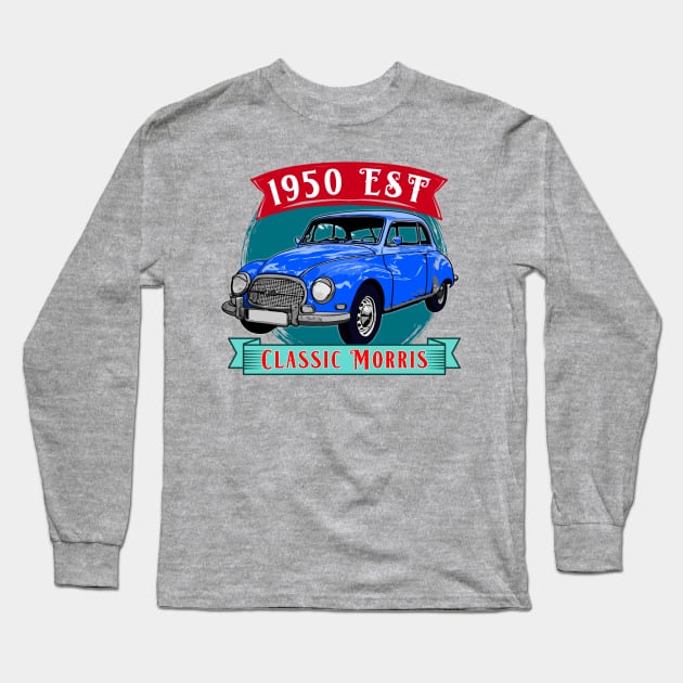 1950 CLASSIC MORRIS Long Sleeve T-Shirt by theanomalius_merch